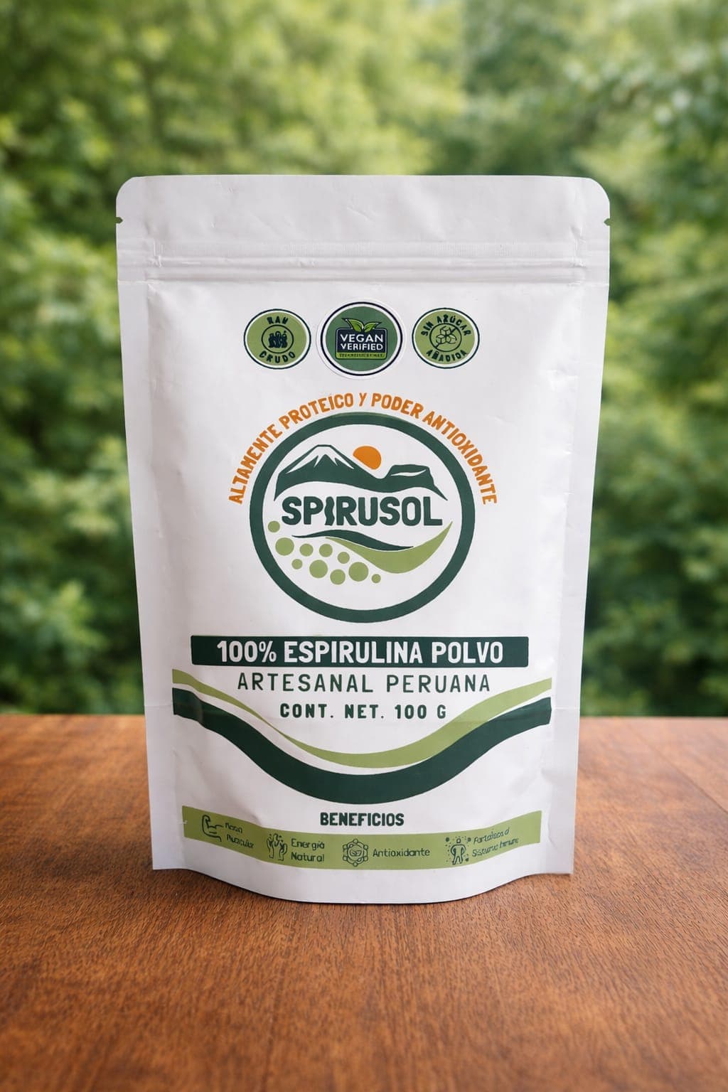 Spirusol en polvo